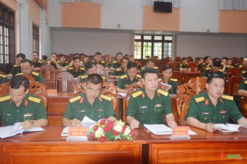 Bộ CHQS tỉnh Bình Phước đẩy mạnh xây dựng chính quy, rèn luyện kỷ luật